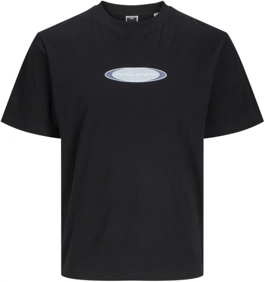 Jack & Jones Pacer Branding Print T-Shirt Black - Herren-T-Shirts - Herren-T-Shirts in großen Größen