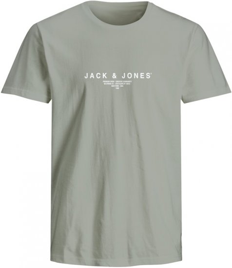 Jack & Jones Harris Crew Neck T-Shirt Green - Herren-T-Shirts - Herren-T-Shirts in großen Größen