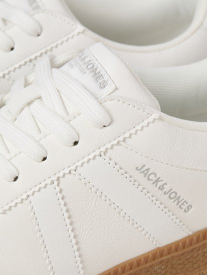 Jack & Jones Kirk International Campaign Sneakers Bright White/PU - Herrenschuhe 40-52 - 