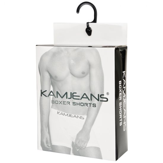 Kam Jeans Boxershorts Schwarz und Dunkelblau 2-Pack - Herrenunterwäsche & bademode - Herrenunterwäsche & Bademode in großen Größen