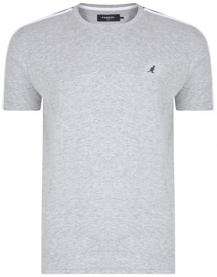 Kangol Salter T-shirt Grey - Herren-T-Shirts in großen Größen - Herren-T-Shirts in großen Größen