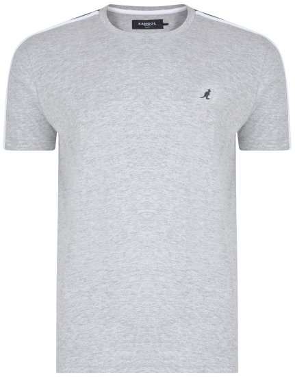 Kangol Salter T-shirt Grey - Herren-T-Shirts - Herren-T-Shirts in großen Größen