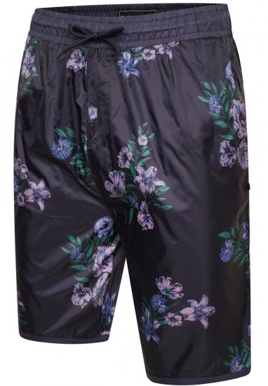 Kam Jeans 3005 Floral Print Swimmers Navy - Herrenunterwäsche & bademode - Herrenunterwäsche & Bademode in großen Größen