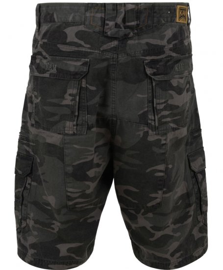 Kam Jeans 329 Short Khaki Camo - Herrenshorts - Herrenshorts in großen Größen