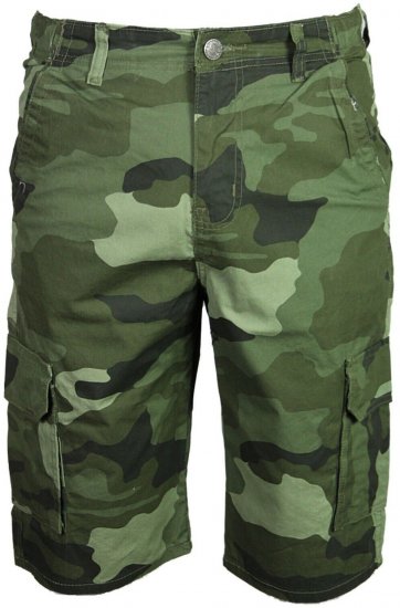 Kam Jeans 330 Cargoshorts Camo - Herrenshorts - Herrenshorts in großen Größen