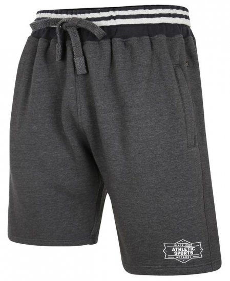 Kam Jeans 3301 Athletic Sports Jog Shorts Charcoal - Jogginghosen für herren - Jogginghosen für Herren in großen Größen