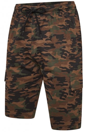 Kam Jeans 3306 Cargo Camo Lounge Shorts Khaki - Jogginghosen für herren - Jogginghosen für Herren in großen Größen