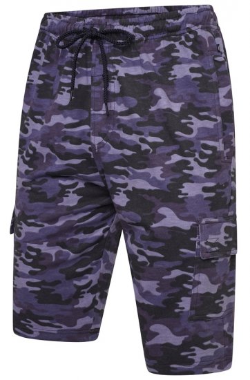 Kam Jeans 3306 Cargo Camo Lounge Shorts Navy - Jogginghosen für herren - Jogginghosen für Herren in großen Größen