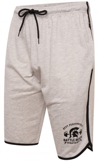 Kam Jeans 3308 Gym Jog Shorts Grey - Jogginghosen für herren - Jogginghosen für Herren in großen Größen