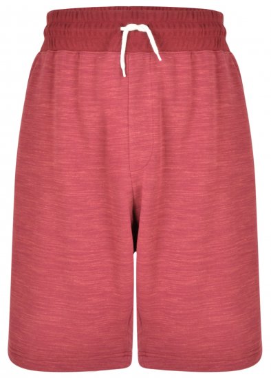Kam Jeans 331 Melange Jog Shorts Burgundy - Jogginghosen für herren - Jogginghosen für Herren in großen Größen