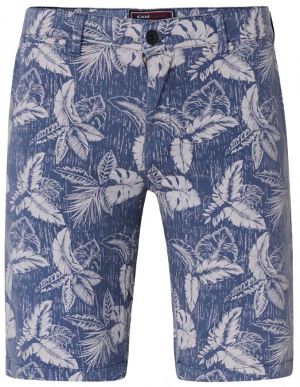 Kam Jeans 340 Dress Shorts Denim Blue - Herrenshorts - Herrenshorts in großen Größen