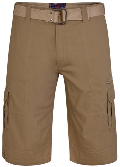 Kam Jeans 343 Cargoshorts Sand - Herrenshorts - Herrenshorts in großen Größen