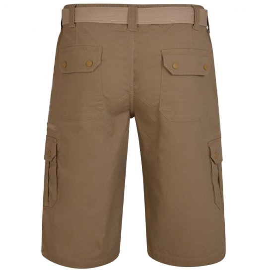 Kam Jeans 343 Cargoshorts Sand - Herrenshorts - Herrenshorts in großen Größen