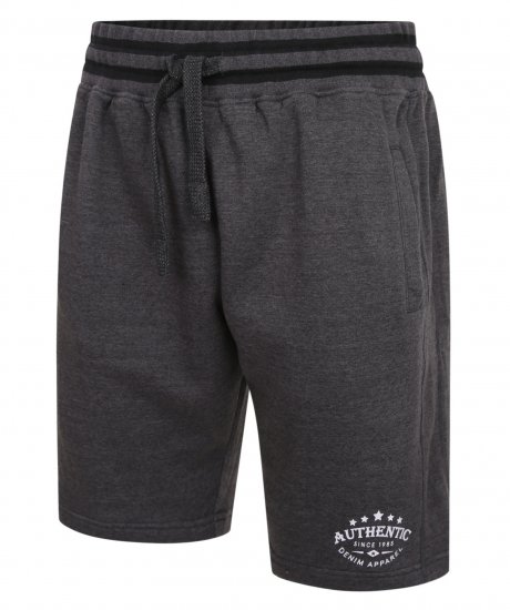 Kam Jeans 345 Authentic Shorts Charcoal - Jogginghosen für herren - Jogginghosen für Herren in großen Größen