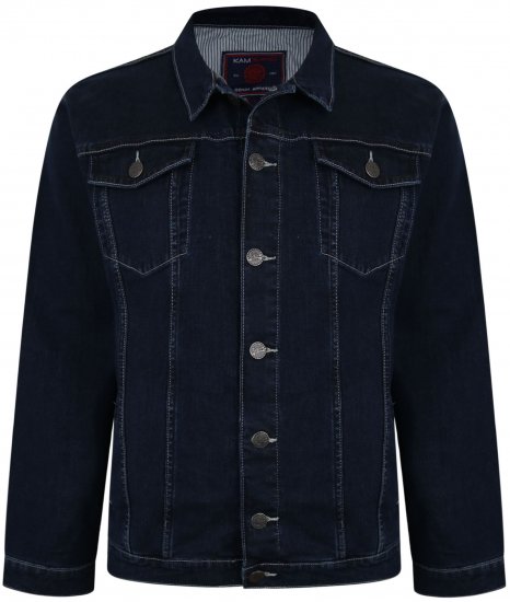 Kam Jeans 405 Western Denim Jacket Indigo - Herren jacken - Herren Jacken in großen Größen