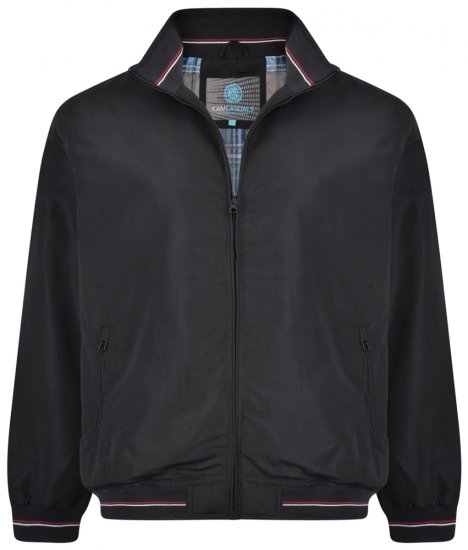 Kam Jeans 440 Jacket Black - Herren jacken - Herren Jacken in großen Größen