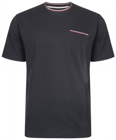 Kam Jeans 5285 T-shirt Black - Herren-T-Shirts - Herren-T-Shirts in großen Größen