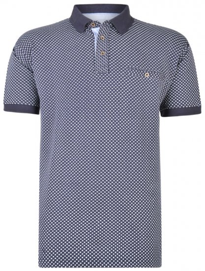 Kam Jeans 5408 Polo Navy - Polo-shirts für herren - Polo-Shirts für Herren in großen Größen