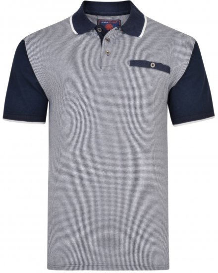 Kam Jeans 5421 Polo Navy - Polo-shirts für herren - Polo-Shirts für Herren in großen Größen