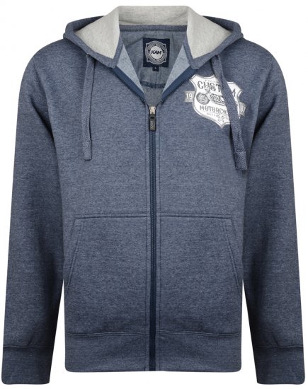 Kam Jeans 704 Customs Hoodie Denim - Herren-sweater und -hoodies - Herren-Sweater und -Hoodies in großen Größen