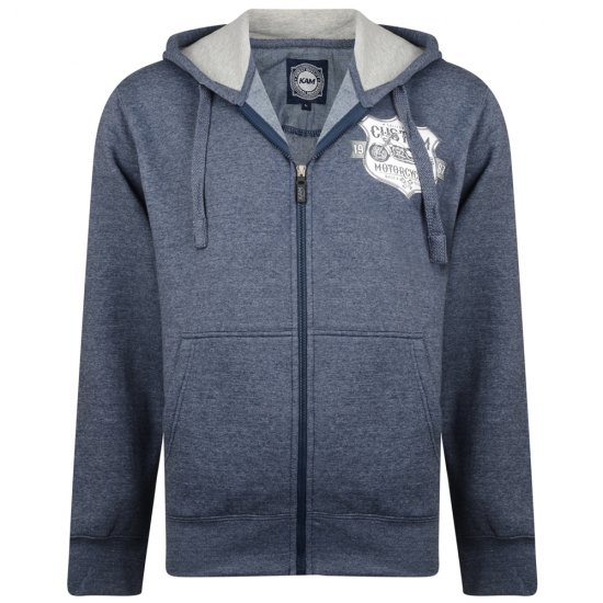 Kam Jeans 704 Customs Hoodie Denim - Herren-sweater und -hoodies - Herren-Sweater und -Hoodies in großen Größen