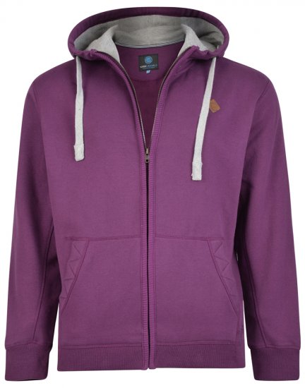 Kam Jeans 717 Hoodie Purple - Herren-sweater und -hoodies - Herren-Sweater und -Hoodies in großen Größen