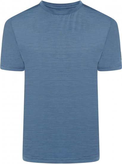 Kam Jeans AP001 XT Active Performance Marl Tee Royal Blue - Herren-T-Shirts - Herren-T-Shirts in großen Größen