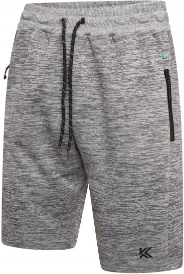 Kam Jeans AP005 Active Performance Marl Shorts Grey - Jogginghosen für herren - Jogginghosen für Herren in großen Größen