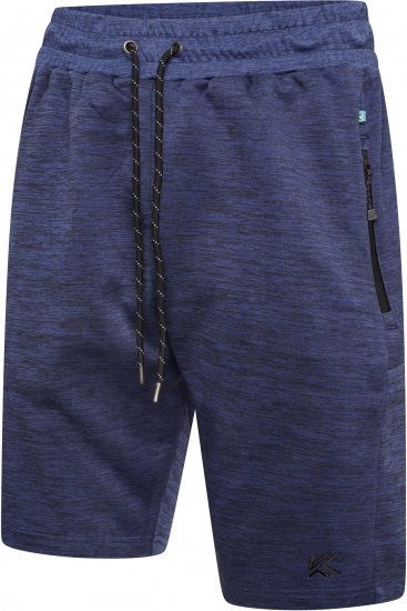 Kam Jeans AP005 Active Performance Marl Shorts Indigo - Jogginghosen für Herren in großen Größen - Jogginghosen für Herren in großen Größen