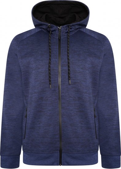 Kam Jeans AP008 Active Performance Hoodie Indigo - Herren-sweater und -hoodies - Herren-Sweater und -Hoodies in großen Größen