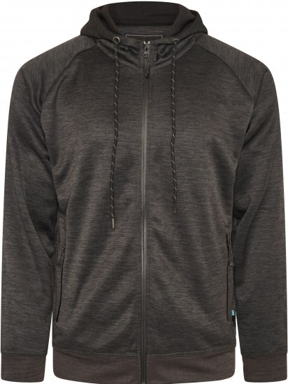 Kam Jeans AP008 Active Performance Hoody Charcoal - Herren-sweater und -hoodies - Herren-Sweater und -Hoodies in großen Größen