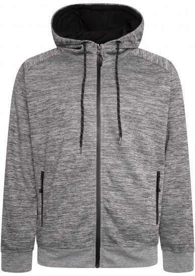 Kam Jeans KBS AP008 Active Performance Hoody Grey - Herren-sweater und -hoodies - Herren-Sweater und -Hoodies in großen Größen