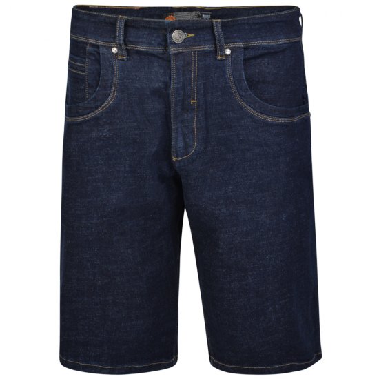 Kam Jeans Benjamin Shorts Indigo - Herrenshorts - Herrenshorts in großen Größen