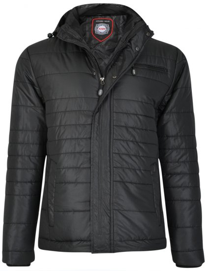 Kam Jeans KV94 Jacket Black - Herren jacken - Herren Jacken in großen Größen