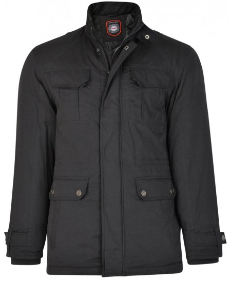 Kam Jeans KV95 Jacket Black - Herren jacken - Herren Jacken in großen Größen