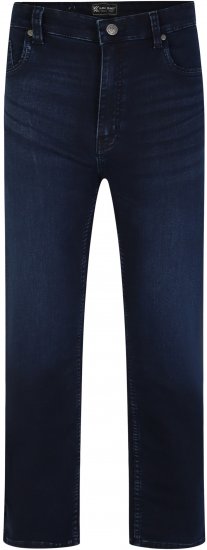 Kam Jeans Nunez Knitted Denim Stretch Fashion Jeans Dark Blue - Herren-jeans & -hosen - Herren-Jeans & -Hosen in großen Größen