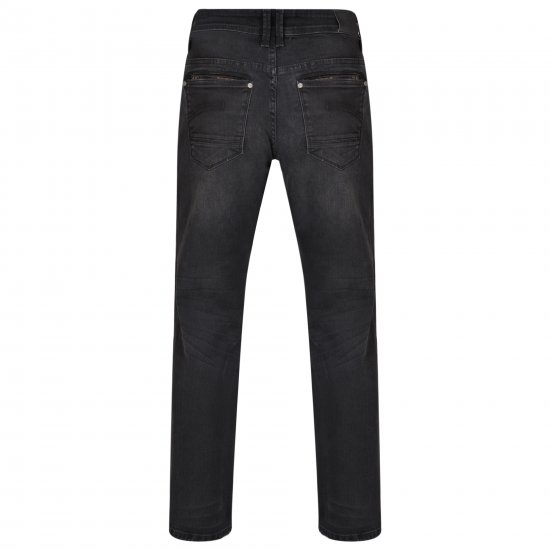 Kam Jeans Ortega Jeans Black Used - Herren-jeans & -hosen - Herren-Jeans & -Hosen in großen Größen