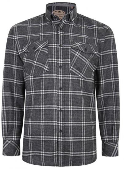Kam Jeans P682 Flannel Shirt - Herrenhemden - Herrenhemden in großen Größen