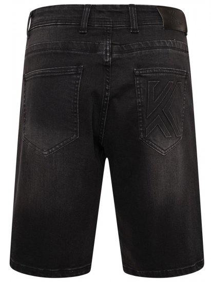 Kam Jeans Vigo2 Jeans Shorts Black Used - Herrenshorts - Herrenshorts in großen Größen