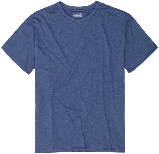Adamo Kevin Regular fit T-shirt Indigo Blue - Herren-T-Shirts - Herren-T-Shirts in großen Größen