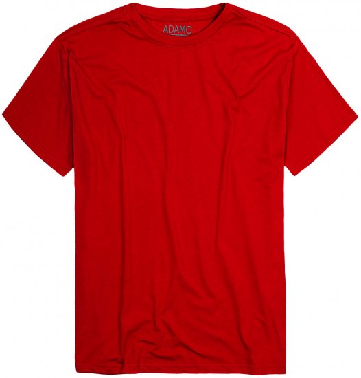 Adamo Kevin Regular fit T-shirt Red - Herren-T-Shirts - Herren-T-Shirts in großen Größen