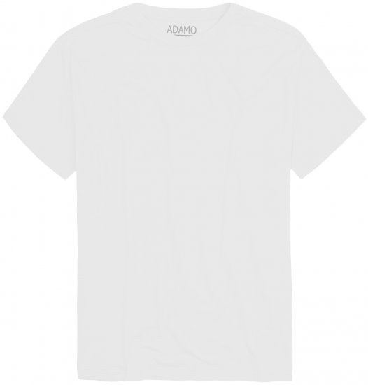 Adamo Kevin Regular fit T-shirt White - Herren-T-Shirts - Herren-T-Shirts in großen Größen