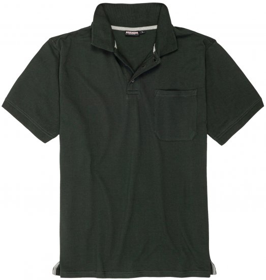 Adamo Klaas Regular fit Polo Shirt with Pocket Pine Green - Polo-shirts für herren - Polo-Shirts für Herren in großen Größen