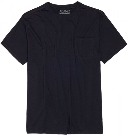 Adamo Kody Regular fit T-shirt with Pocket Navy - Herren-T-Shirts - Herren-T-Shirts in großen Größen
