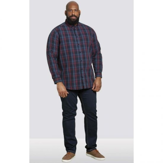 D555 Enderby Long Sleeve Shirt - Herrenhemden - Herrenhemden in großen Größen
