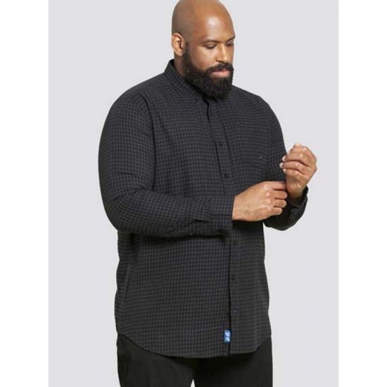 D555 Jared Long Sleeve Shirt - Herrenhemden - Herrenhemden in großen Größen