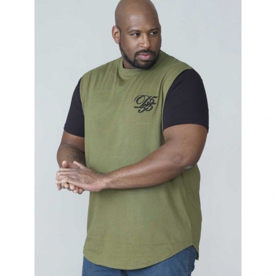 D555 Demarcus Couture T-shirt Khaki - Herren-T-Shirts - Herren-T-Shirts in großen Größen