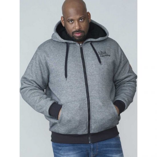 D555 William Sherpa Lined Hoodie - Herren-sweater und -hoodies - Herren-Sweater und -Hoodies in großen Größen