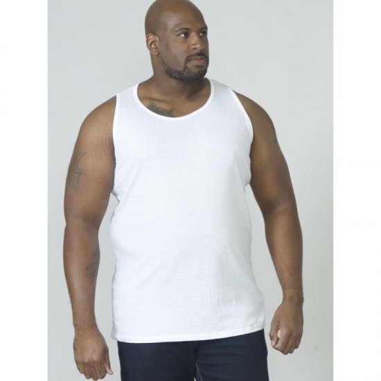 D555 Fabio Tanktop Weiß - Herren-T-Shirts - Herren-T-Shirts in großen Größen