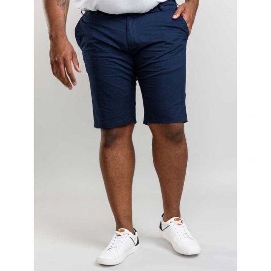 D555 Lopez Stretch Shorts Navy - Herrenshorts - Herrenshorts in großen Größen